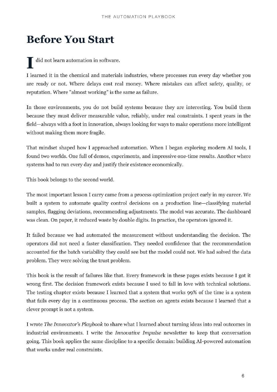 Automation Playbook sample page 6